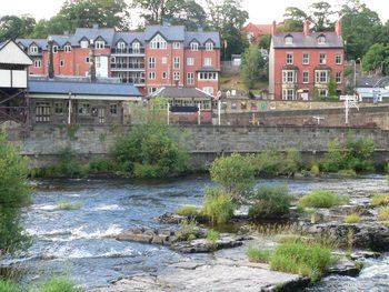 The town of Llangollen