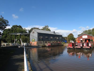 Wrenbury Marina on the Llangollen